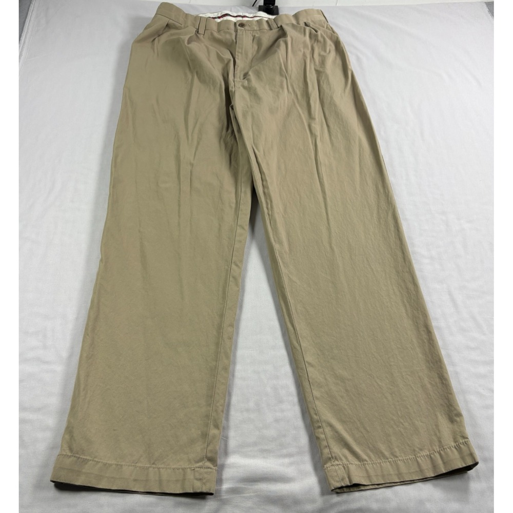 Polo Golf Ralph Lauren Fairway Pants Mens 36x31 Beige Chino Pleated Slacks